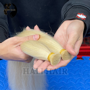 Haute qualité en vrac 100% vietnamien Remy Extensions de cheveux doux soyeux sans enchevêtrement Double dessiné cuticule alignée droite cheveux humains - Product Image 5