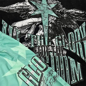 Ensemble de t-shirts courts et shorts pour hommes de haute qualité, streetwear, durable, respirant, pour les activités de plein air estivales, en coton, imprimé - Product Image 4