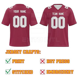Custom Anti-UV Polyester <b>Men's</b> Short Sleeve Sports Jersey with Team Name Number Sublimation Printed Breathable Football - Product Image 2