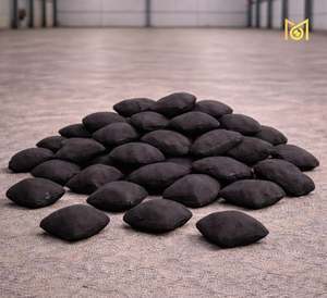 Briquetas de Carbón de Cáscara de Coco para Barbacoa, Alto Calor, 3 Horas de Duración, 55-75% de Carbono Fijo, Fabricante de la India - Product Image 2