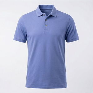เสื้อโปโลผู้ชายทรงสลิมฟิต แฟชั่นติดกระดุม สีสันปรับแต่งได้ ไซส์ใหญ่ สไตล์ลำลอง สปอร์ต ผ้าฝ้าย ไซส์พลัส เสื้อผ้าฤดูร้อน - Product Image 1