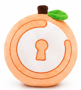 Cojín Naranja Suave, Cojín Decorativo de Felpa, Cojín Cómodo para Sofá, Linda Decoración para el Hogar, Regalo para Niños - Product Image 1