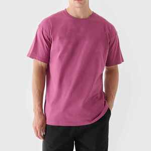 Camisetas Personalizadas de Hip Hop con Logotipo Impreso, Cuello Redondo, Corte Holgado, Talla Grande, Unisex, para Hombre, 100% Algodón Tejido - Product Image 5