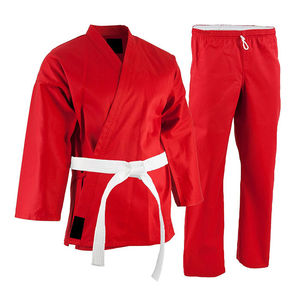 Uniforme de Karate OEM Ligero de Algodón para Artes Marciales, con Logotipo Bordado Personalizado en la Parte Delantera, Unisex para Adultos - Product Image 1