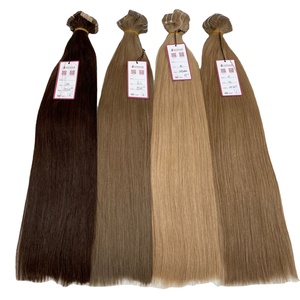 ผมต่อแบบลอนลึกคลื่นสองชั้นคลื่น12A สีต่างๆตรงเรียบเนียนเป็นธรรมชาติ100% จากโรงงาน - Product Image 2