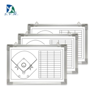 Tableau Tactique de Football Magnétique Double Face en Aluminium et Plastique SYH, Personnalisable pour Entraîneurs (Tailles 30x45-90cm)