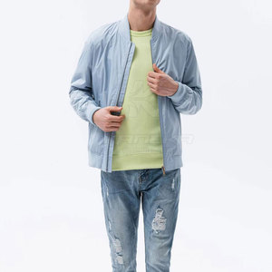 Blouson d'hiver pour homme de qualité supérieure, confortable, col montant, logo sur le devant, tricoté, écologique, respirant, léger - Product Image 4