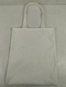 <b>Plain</b> white Cotton <b>Canvas</b> <b>Tote</b> <b>Bag</b> with Long Handles, Reusable Eco-Friendly Shopping <b>Bag</b>, Custom Logo Promotional Carry <b>Bag</b> - Product Image 4