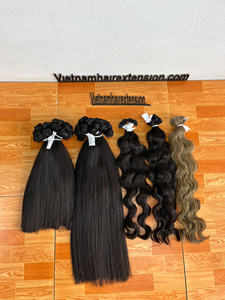 ผมเวอร์จินแท้เวียดนามแบบไม่ผ่านกระบวนการผลิต  แบบรีมี่  ลอนลึก  น้ำหนัก 100 กรัม ความยาว 8-32 นิ้ว - Product Image 1