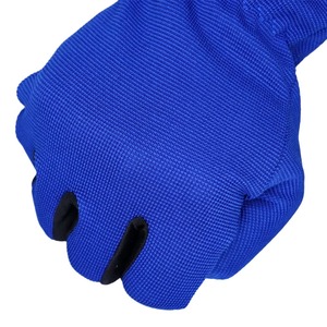 Gants de sécurité en cuir respirants antidérapants bleus unisexes pour le travail - Product Image 3
