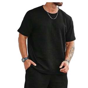 Nuevo Conjunto de Verano de 2 Piezas para Hombre, Estilo Casual, Manga Corta, Alta Calidad, Conjunto de Pantalones Cortos a Juego para Hombre - Product Image 2