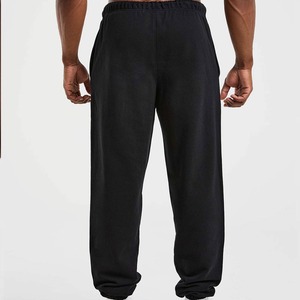 Wholesale <b>Men</b> Plain Blank Fleece Sweatpants Casual <b>Elastic</b> Cuff Joggers <b>Trousers</b> - Product Image 4