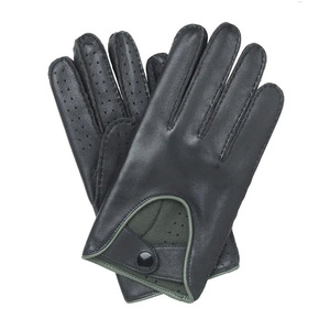Elegant Sheepskin Leather Dressing <b>Gloves</b> for Men Slim Fit Winter <b>Warm</b> <b>Gloves</b> Professional Business Hand Wear Gear - Product Image 1