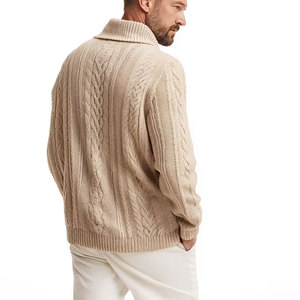 Cardigan pour homme en polyester, col rond, manches longues, couleur unie, vêtement de travail, avec bande réfléchissante argentée FR, 240 GSM, pour l'automne - Product Image 2