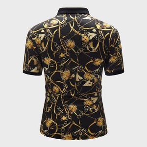 Men's Solid Casual Short Sleeve for Shirt Knitted Cotton Fabric Quick Dry Soft Breathable by <b>Prime</b> Power - Product Image 2
