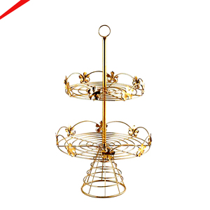 Soporte de metal minimalista para pasteles, para una presentación limpia y elegante de las mesas, soporte para pasteles, decoración para fiestas, soporte para cupcakes - Product Image 1