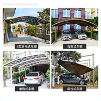 Cochera Metálica Reforzada de 10x20 pies y 20x20 pies con Recubrimiento en Polvo para Exteriores, Techo de Aluminio para Estacionamiento al Aire Libre