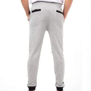 Pantalon de survêtement décontracté en molleton 100 % coton respirant de haute qualité avec cordon de serrage, personnalisé pour homme – Vente en ligne - Product Image 2