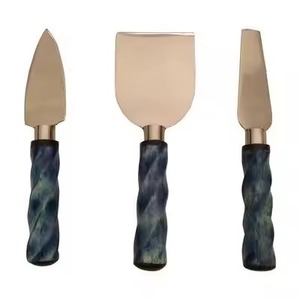 Contemporary Metal <b>Cheese</b> <b>Knife</b> <b>Set</b> Elegant <b>Cheese</b> Board Accessories for Modern Kitchens - Product Image 2