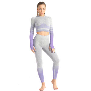 Ropa Deportiva Informal para Gimnasio y Fitness, Conjuntos de Yoga para Mujer, Nuevo Estilo, Nuevo Diseño, Conjunto de Yoga Personalizado para Mujer, Conjunto de 2 Piezas, Ropa de Yoga - Product Image 6