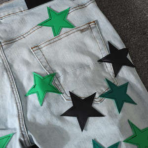 กางเกงยีนส์เดนิมผู้ชายสั่งทำขายส่ง รุ่นใหม่ขายดี สตรีทแวร์ ทรงตรง ใส่ได้ในฤดูหนาว ผ้าหนา ลายเรียบ ระบายอากาศได้ดี ซักแล้ว - Product Image 3