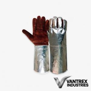 Guantes de Bombero de la Mejor Calidad, Guantes de Cuero Vacuno para Bombero, Guantes de Cuero de Pakistán - Product Image 4