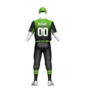 Factory Wholesale Men Baseball Adult <b>Uniform</b> 100% <b>Customized</b> Logo Printing Lightweight Breathable Fabric High Quality Sportswear - Product Image 2