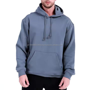 Sudadera con Capucha Extra Grande para Hombre, Personalizada con Logotipo OEM, Nueva, Gruesa, Estilo Urbano, Bordada, para Invierno - Product Image 1