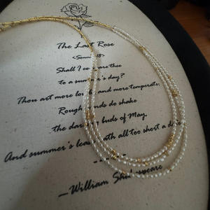 Collar de Perlas de Agua Dulce Kexu Keshi de Estilo Retro Francés Versátil, Diseño Multicapa de Nicho - Product Image 1