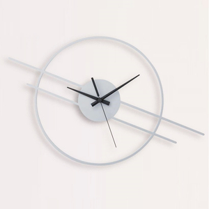 Dark Theme <b>Wall</b> <b>Clocks</b> Best Indoor <b>Decor</b> Living Room Home And Office <b>Wall</b> Design <b>Clock</b> With Metal & Wooden Combo - Product Image 2