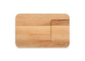 Tabla de cortar rectangular de madera con mango para uso en la cocina - Product Image 4