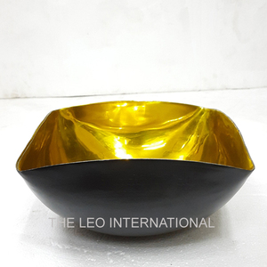 Tazón de Metal con Base de Madera y Marco de Alambre, Forma Redonda, Seguro para Servir Frutas y Verduras, Aspecto Lujoso, Tazón Decorativo - Product Image 5
