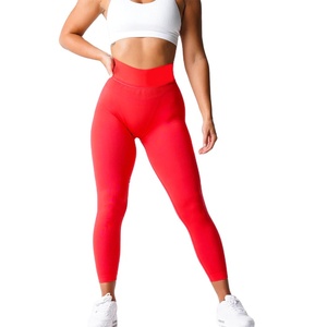 Leggings de yoga sans couture pour femmes, leggings de sport sans couture, vente en gros, fabrication au Pakistan, séchage rapide, haute élasticité, collants de course - Product Image 1