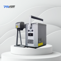 Machine d'impression de logo laser 30w 50w/Machine d'impression en métal Metaleks/