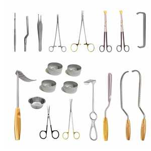 Ensemble de 21 instruments chirurgicaux pour mammaplastie, en acier inoxydable de qualité chirurgicale, réutilisables, outils de chirurgie plastique, Astrin Manual - Product Image 1