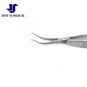 Pince de microchirurgie corneale manuelle, ensemble d'instruments, 4 3/4 pouces, mécanisme à action croisée, précision 0,1 mm, 1x2 dents, 5,0 mm pour la ligature - Product Image 6