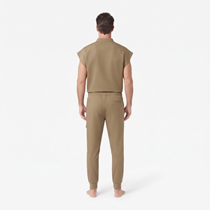 Conjunto de Uniforme Médico Unisex Hawk Eye, Pantalones de Algodón y Poliéster, Blusa sin Mangas con Bolsillos - Product Image 6