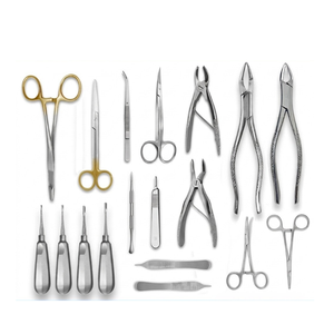 Kit de Extracción Dental para Perros de 18 Piezas, Pinzas de Acero Inoxidable, Elevador, Set Veterinario Autoclavable, CE ISO13485, Quirúrgico Dental - Product Image 2