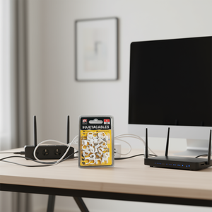 Clips en plastique de 9 mm pour la gestion des câbles et accessoires - Product Image 2