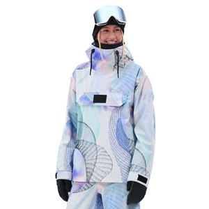 Veste de ski pour femme, imperméable, coupe-vent, isolée, chaude, respirante, avec capuche, pour sports d'hiver, snowboard - Product Image 1