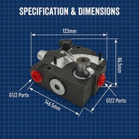 Vanne de régulation de débit variable à compensation de pression hydraulique réglable série LKF originale LKF-60 LKF-80 LKF-120 60L