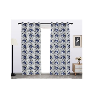 ผ้าม่านตกแต่งหน้าต่างลายดอกชบาที่ทันสมัยลายพิมพ์ตามสั่งผู้ผลิตขายส่ง - Product Image 6