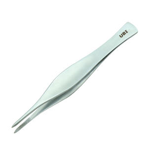 Pince à épiler technique UBI UBI-408 à pointe fine de précision, multi-usages, pour bijoux et horlogerie, 110 mm, en acier à haute teneur en carbone - Product Image 1