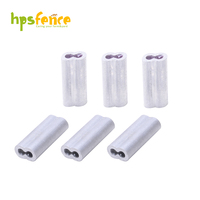 Abrazadera Profesional de Aluminio para Cercas de Ganado y Granjas, Solución Fácil para Conexión de Múltiples Alambres