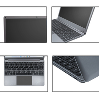 Laptop Gaming Bisnis Runck 2025 Baru H17 Intel 16GB 17.3" N5095 Layar Sentuh Perak Keyboard Inggris Colokan UK Win 10/11 128GB-2T