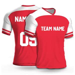 Nuevo diseño de alta calidad para camisetas de fútbol americano transpirables personalizadas para equipos, logotipo duradero, personalización de fútbol disponible. - Product Image 4