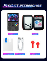 Vente en gros de R36s Retro ARKOS 3.5, écran couleur HD, double joystick, système Linux, console de jeu portable, 128 Go, 10000 jeux intégrés