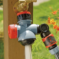 Raccord rapide standard pour robinet de jardin extérieur, 3 fonctions, rotatif à 180°, évite le pliage du tuyau
