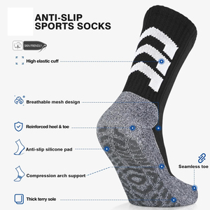 Collection de vêtements de sport, chaussettes de sport athlétiques antidérapantes, chaussettes courtes en coton personnalisées, vêtements pour les acheteurs en gros - Product Image 2