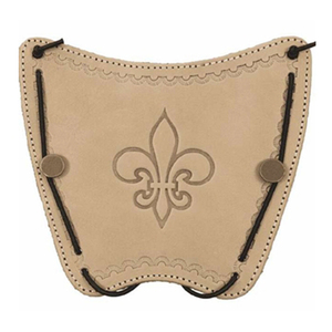 Imra Impex OEM Wholesale Genuine Cow Leather Archery Arm Guard Celtic Lily Embossed Adjustable Bracer Custom Finish - Product Image 1